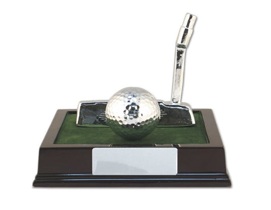 W22-9103 Golf Putter/Ball on Base 11.5cm