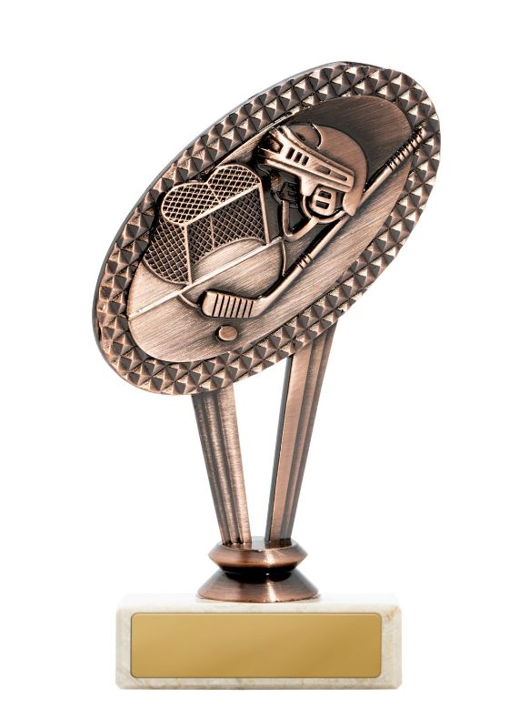 W22-9427 Metal Ice Hockey Theme on Base 15cm