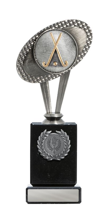 W22-9509 Metal Hockey Theme on Column 22.5cm