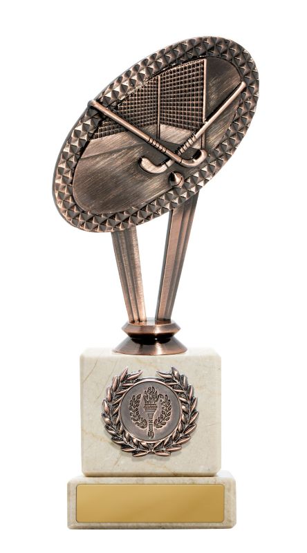 W22-9512 Metal Hockey Theme on Column 20cm
