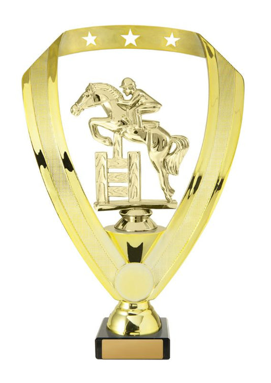 W22-9720 Backstand/Base/Horses 24cm