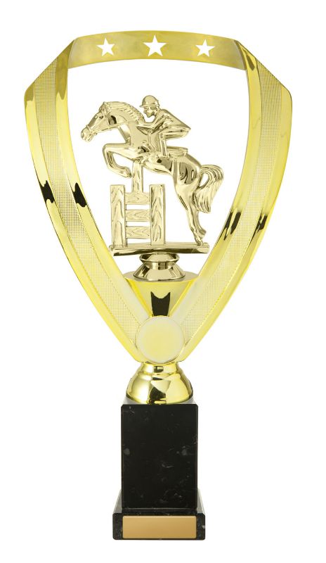 W22-9722 Backstand/Column/Horses 31.5cm