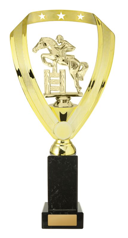 W22-9723 Backstand/Column/Horses 35cm