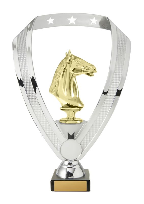W22-9810 Backstand/Base/Horses 24cm