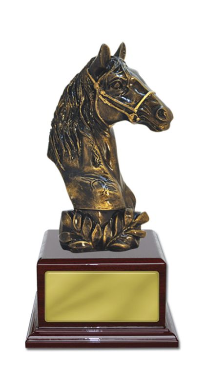 W22-9819 Horsehead on Base 25cm