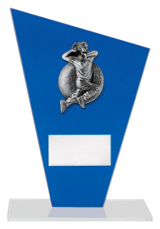 WF315A Cobalt Glass Female Bowling 170mm