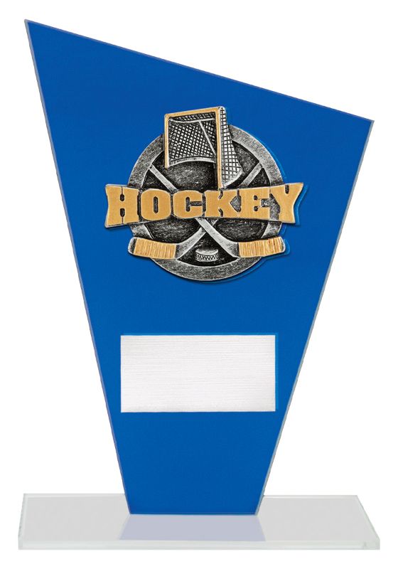 WF350B Cobalt Glass Ice Hockey 19cm