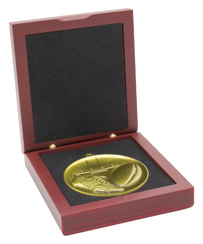 WH60 Premium Timber 60 / 62mm Medal Box 9.3cm