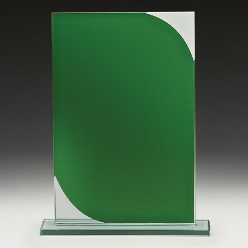 WP124 Colour Fusion Glass - Green 18.5cm