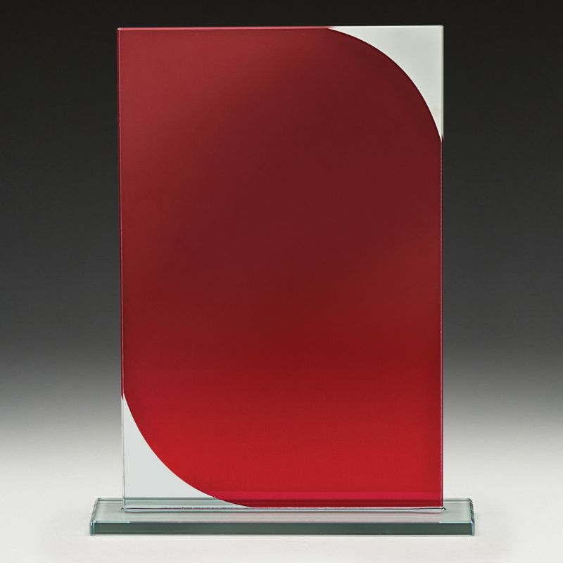 WP126 Colour Fusion Glass - Red 18.5cm