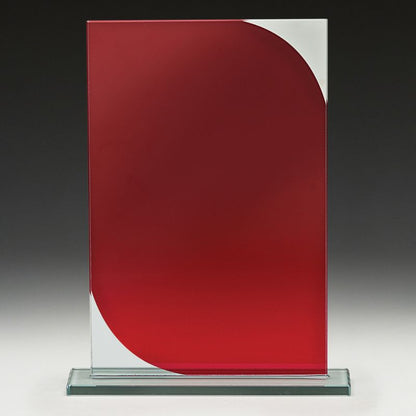 WP126 Colour Fusion Glass - Red 18.5cm