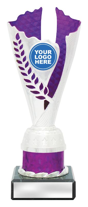 X3059 Spirit Cup Silver / Purple 20cm