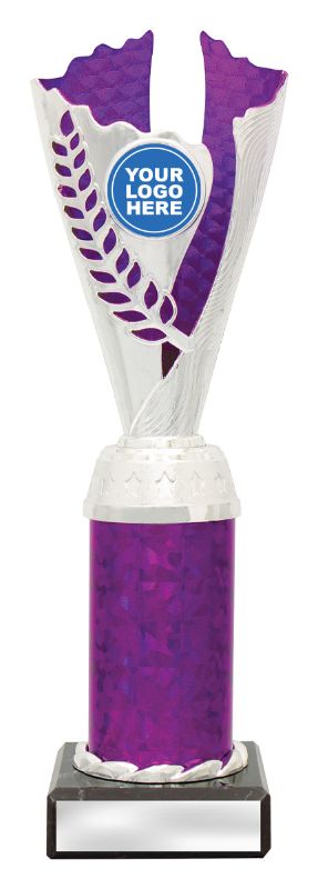 X3061 Spirit Cup Silver / Purple 25cm