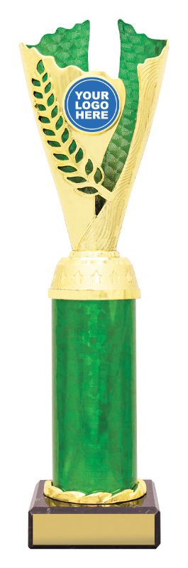 X3067 Spirit Cup Gold / Green 28cm