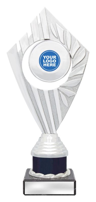 X3079 Flyer Trophies Silver / Black 23cm