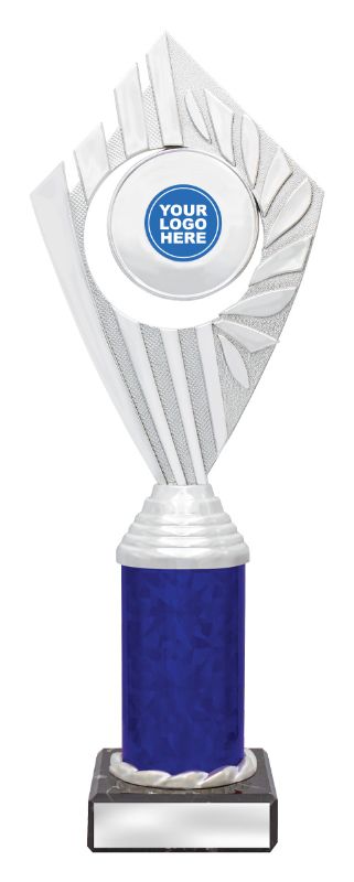 X3091 Flyer Trophies Silver / Blue 28.5cm