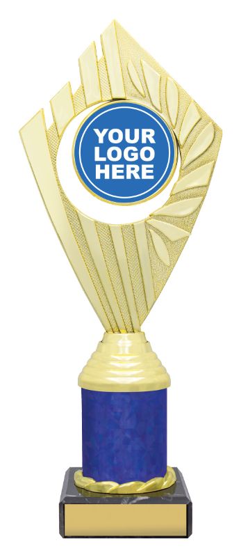 X3105 Flyer Trophies Gold / Blue 26cm