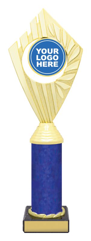 X3107 Flyer Trophies Gold / Blue 30.5cm
