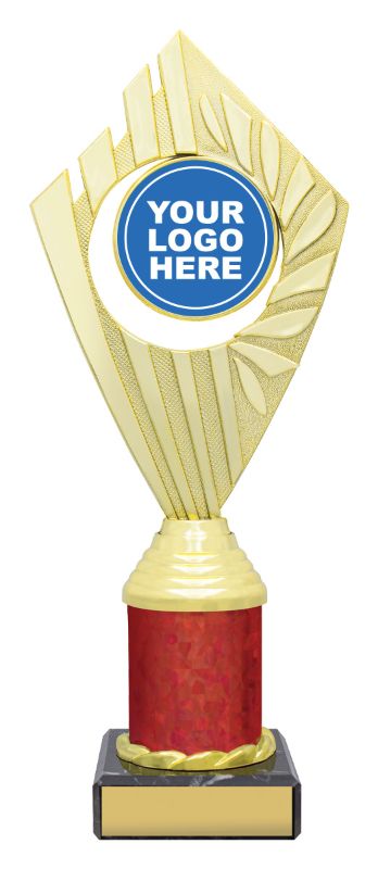 X3110 Flyer Trophies Gold / Red 26cm