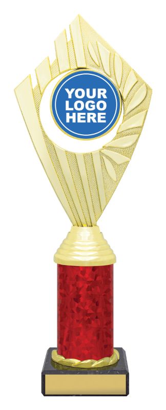 X3111 Flyer Trophies Gold / Red 28.5cm