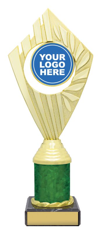 X3115 Flyer Trophies Gold / Green 26cm