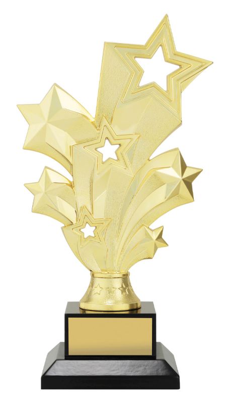 X3118 Gold Starburst on Timber 20.5cm