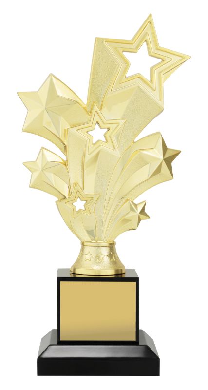 X3119 Gold Starburst on Timber 22.5cm