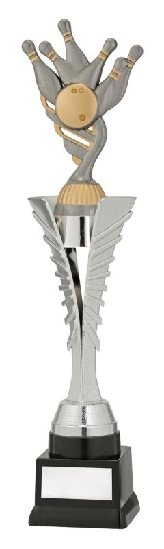 X3346 Silver Tenpin Spear 33cm