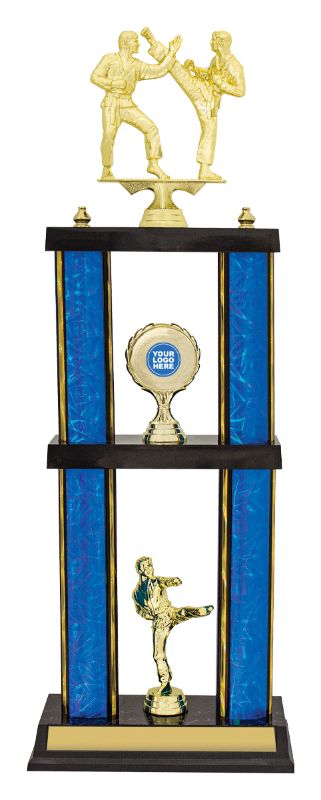 X3439 Wildcat Double Poster Trophy 58cm