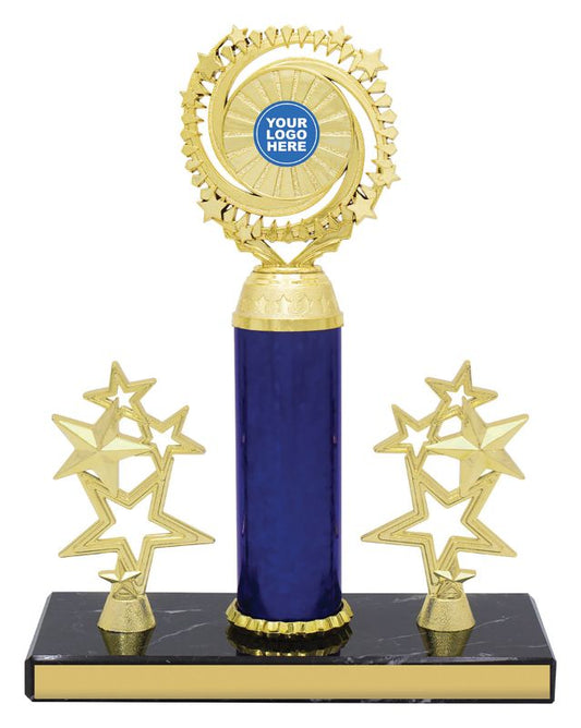 X3440 Marble Poster Trophy 27cm