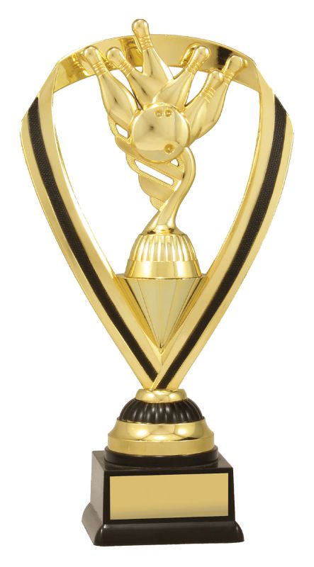 X3585 Tenpin Gold Harp 27cm