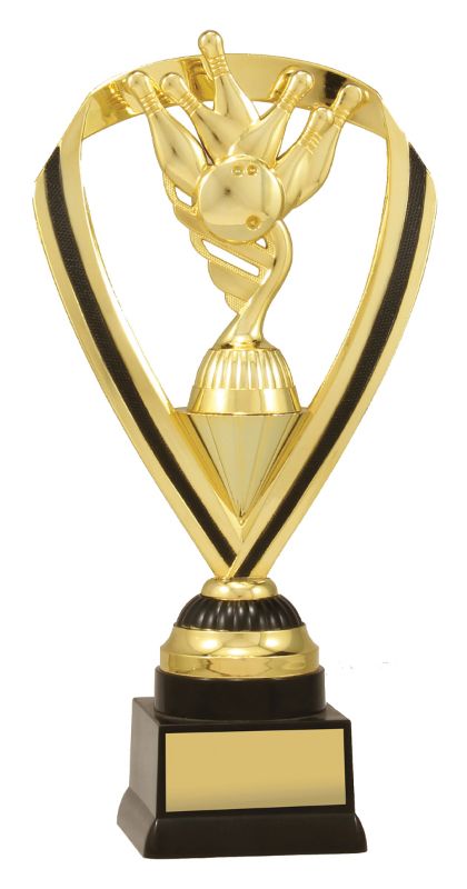 X3586 Tenpin Gold Harp 28.5cm