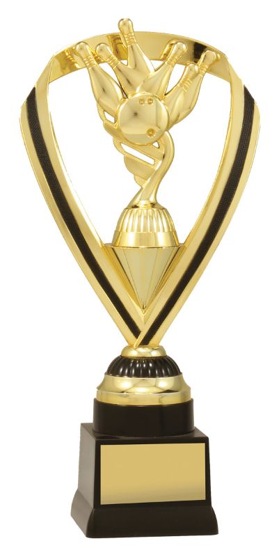 X3587 Tenpin Gold Harp 30cm