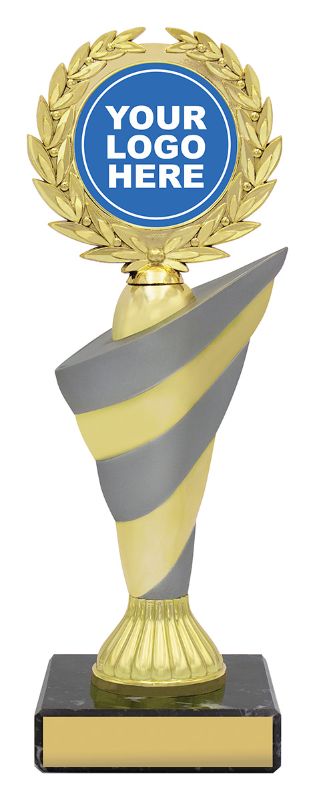 X3588 Shard Silver / Gold Holder 22.5cm
