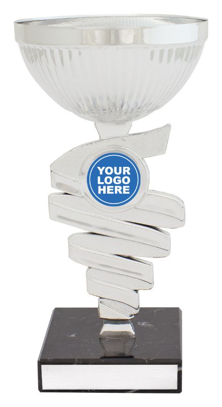 X3743 Silver Ribbon Cup 19cm