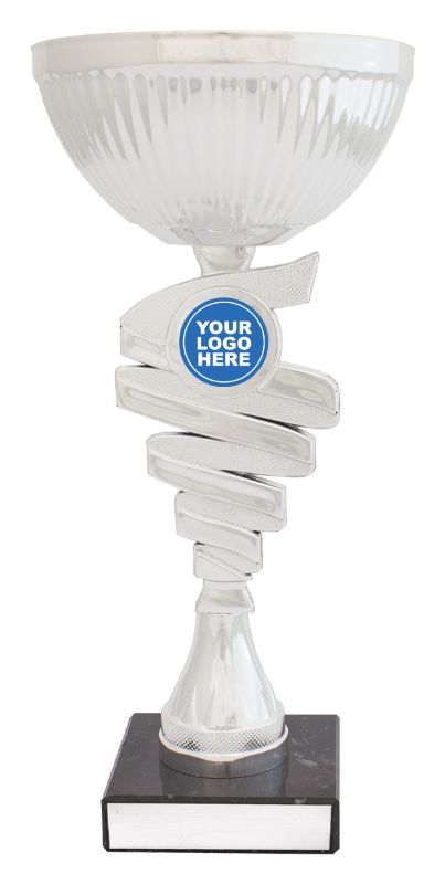 X3744 Silver Ribbon Cup 25cm