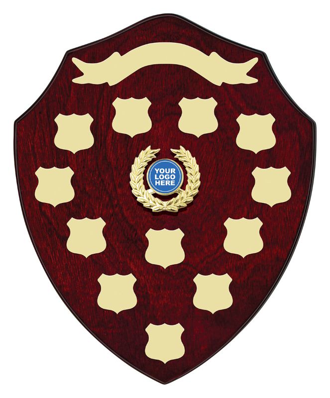 X3874 Rosebud Shield 28cm