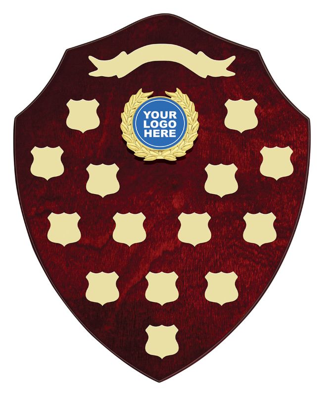 X3875 Rosebud Shield 34cm