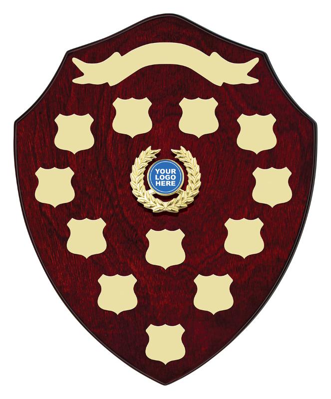 X41001 Rosebud Shield 28cm