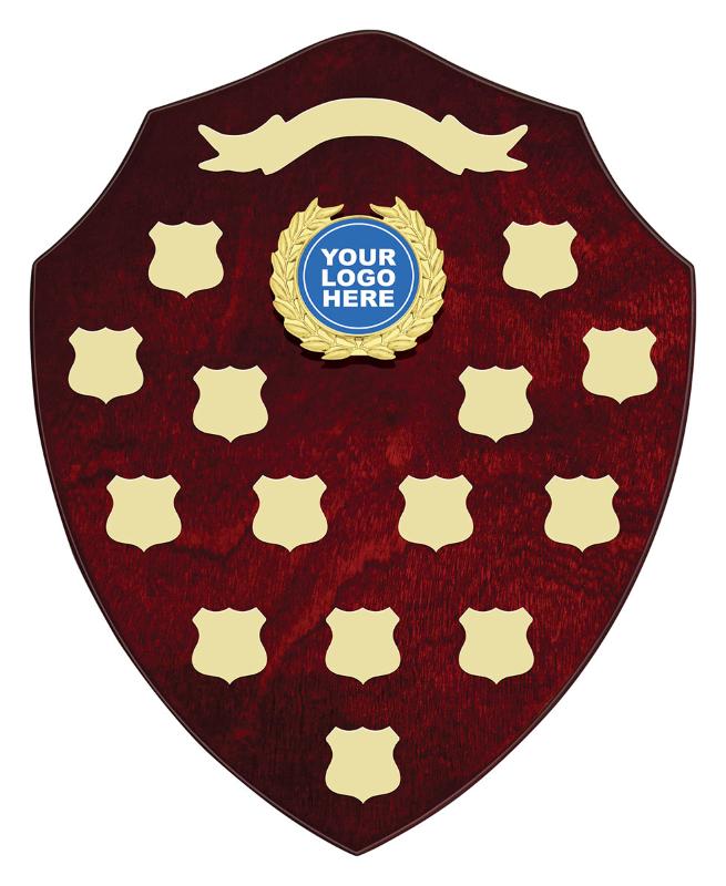 X41002 Rosebud Shield 34cm