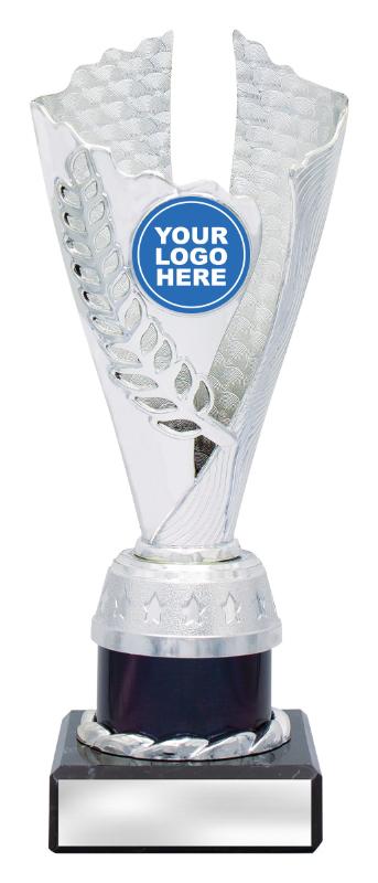 X4140 Achievement Spirit Cups - Silver / Black 20cm