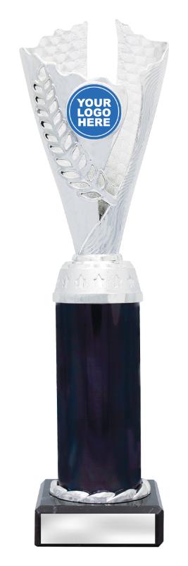 X4143 Achievement Spirit Cups - Silver / Black 28cm