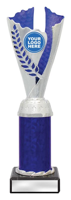 X4152 Achievement Spirit Cups - Silver / Blue 25cm