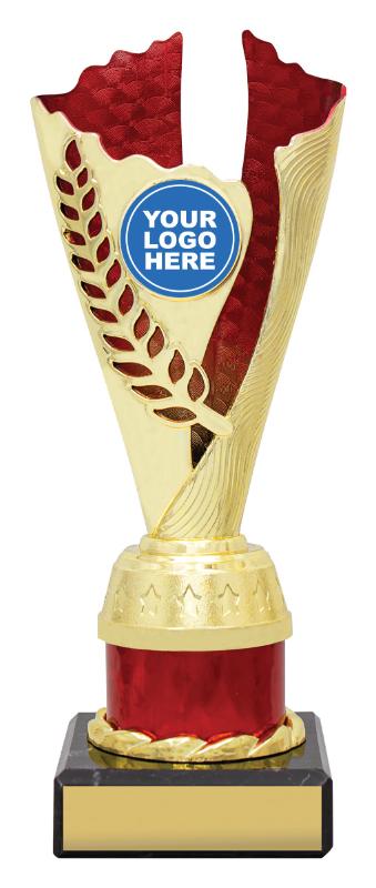 X4165 Achievement Spirit Cups - Gold / Red 20cm