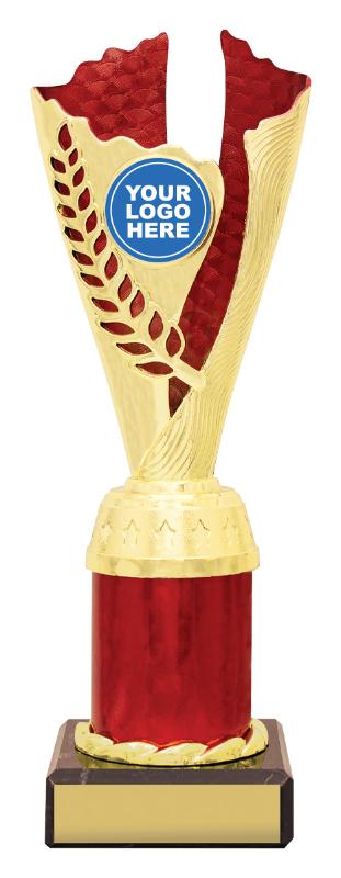 X4166 Achievement Spirit Cups - Gold / Red 22.5cm