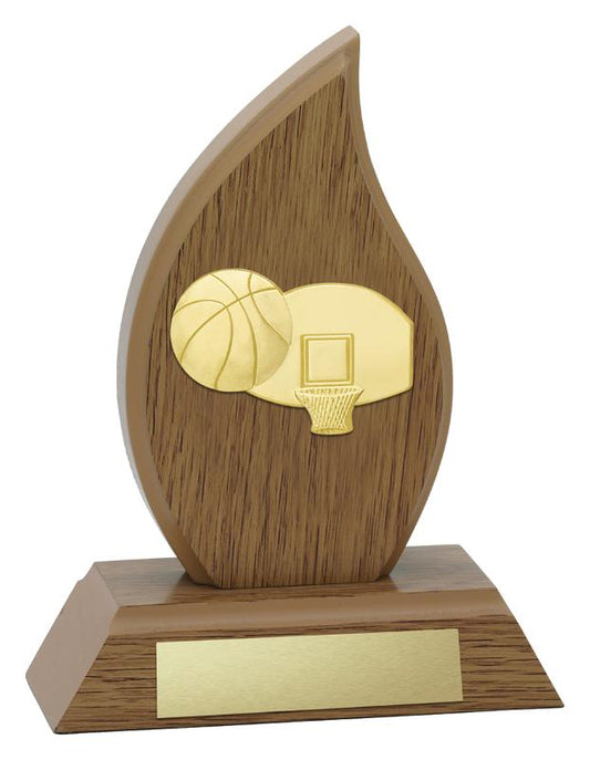 X4256 Basketball Wood Flame 14cm