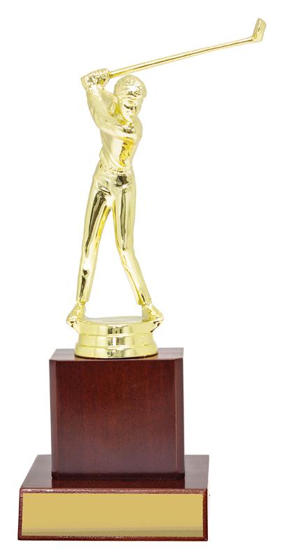 X4289 Golf Column Trophy 20.5cm