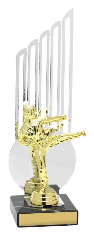 X4344 Martial Arts Metal Waterfall 26cm
