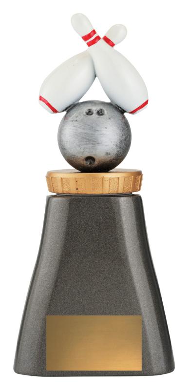 X4389 Tenpin Silver Block 15cm