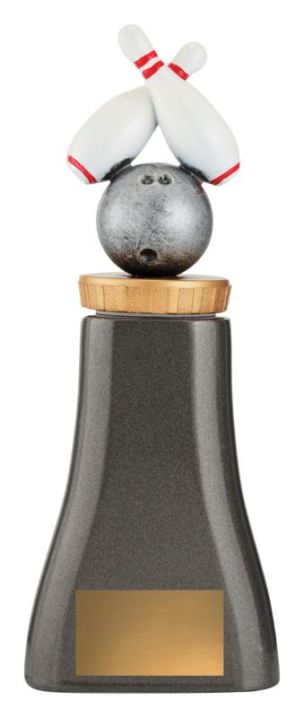 X4390 Tenpin Silver Block 17.5cm